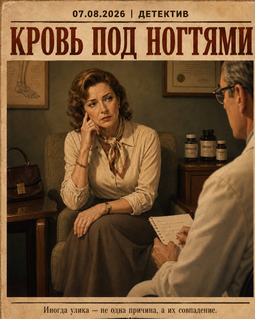 Детектив  │ Кровь под ногтями
