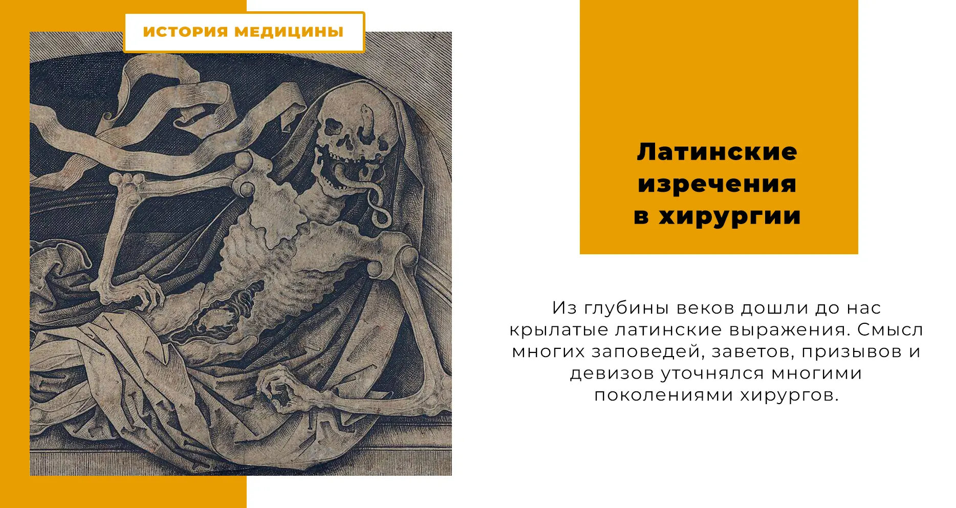 Латинские изречения в хирургии