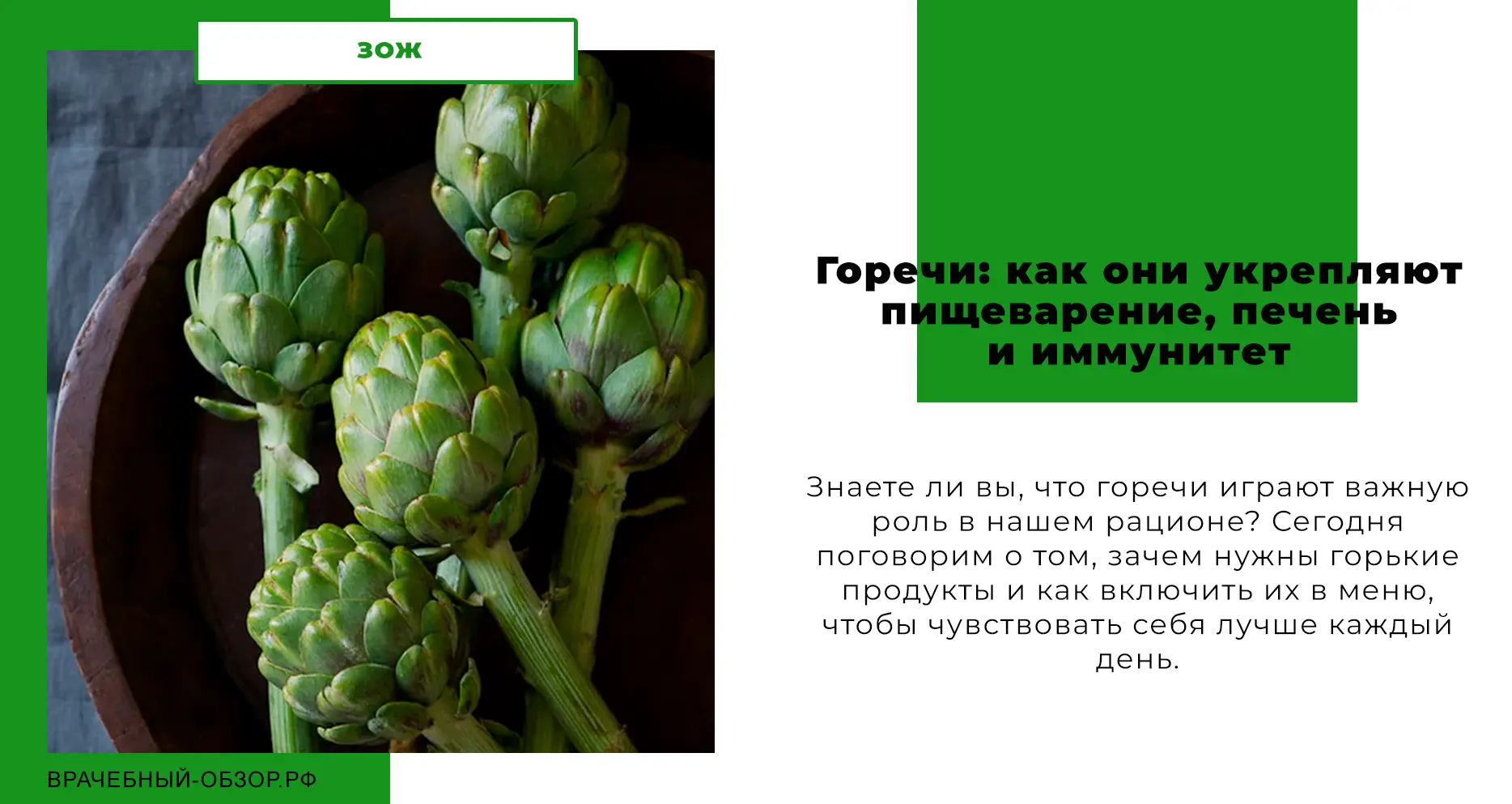 Горечи: как они укрепляют пищеварение, печень и иммунитет