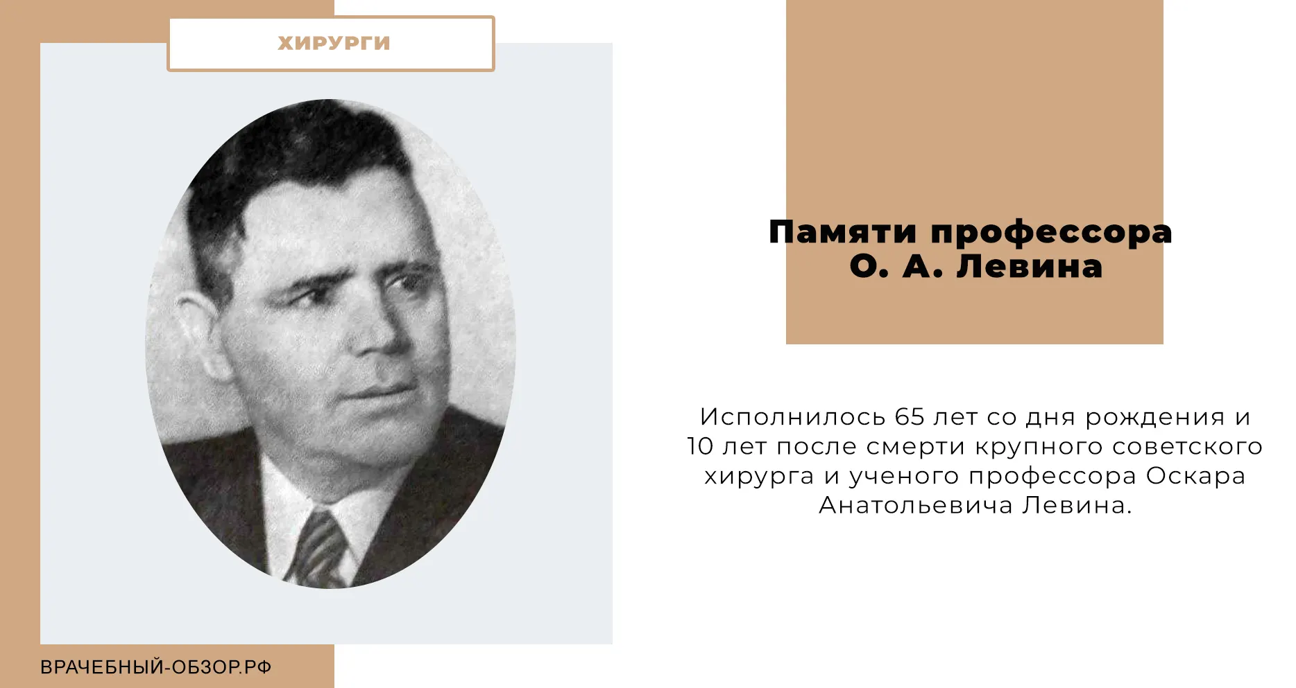 Памяти профессора О. А. Левина