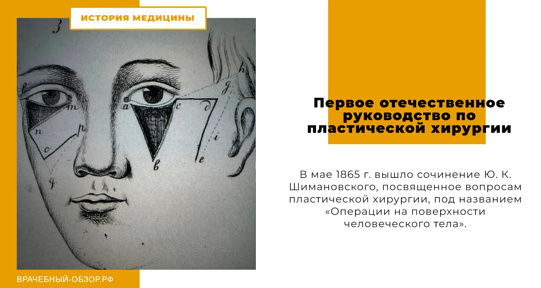 Первое отечественное руководство по пластической хирургии